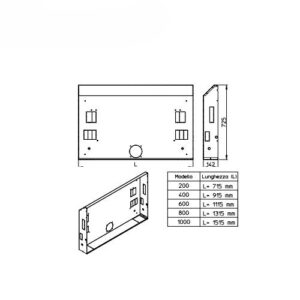 Cassaforma per installazione ad incasso