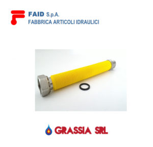 Tubo flessibile acciaio estensibile per gas