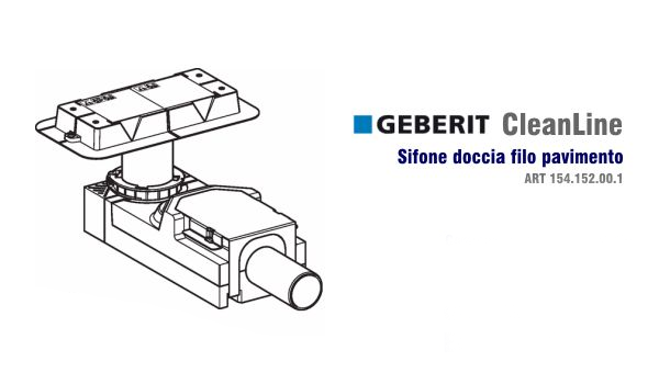 Geberit Set saldatura 154.152.00.1 per CleanLine Griglia scolo doccia - immagine 2