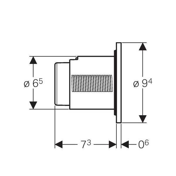 Comando pneumatico Tipo01 per Sigma8 116.041.11.1 - immagine 2