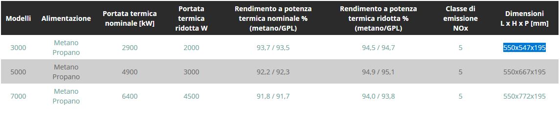 caratteristiche fondital evo 3000