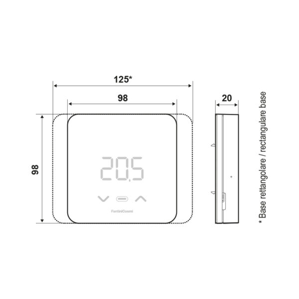 C800WIFI dimensioni