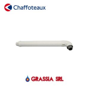 Kit scarico coassiale 60/100 partenza orizzontale Chaffoteaux
