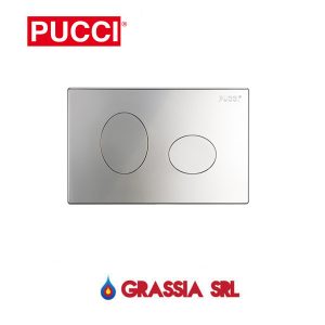 Placca Pucci ECO Ellisse cromata