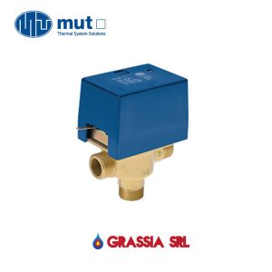 Valvola di zona a tre vie 230V MM 1/2″ con microausiliario