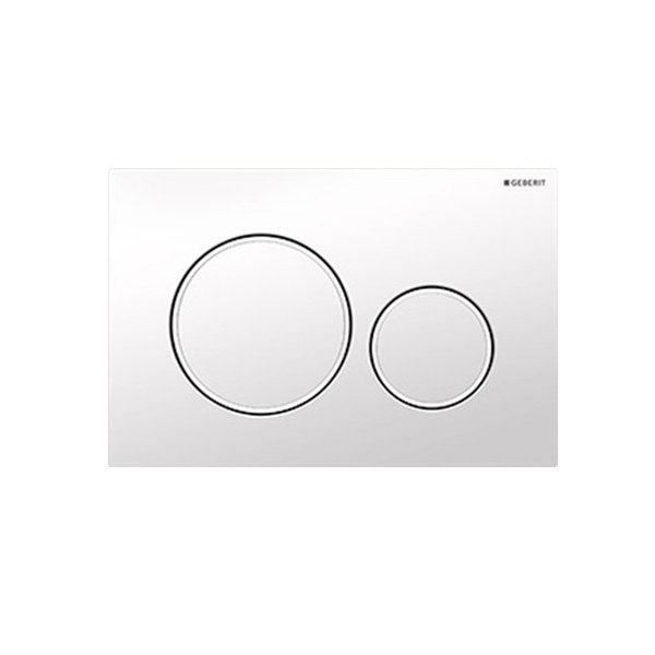 GEBERIT SIGMA 20, PLACCA BIANCA