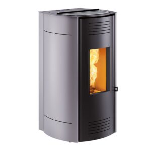 Termostufa a pellet Bolina 18 kW Caminetti Montegrappa - Grigio