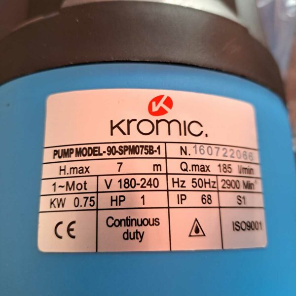 Elettropompa sommergibile cod. 90-SPM075B-1 Kromic